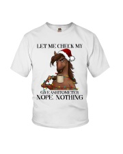 HORSE LET ME CHECK Youth T-Shirt tile