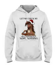 HORSE LET ME CHECK Hooded Sweatshirt front