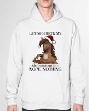 HORSE LET ME CHECK Hooded Sweatshirt garment-hooded-sweatshirt-front-04