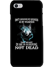 The beast in me is sleeping not dead Phone Case thumbnail