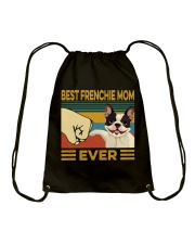 Best Frenchie Mom Vintage Drawstring Bag tile