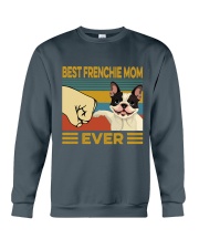 Best Frenchie Mom Vintage Crewneck Sweatshirt tile