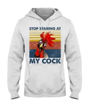 Chicken Stop Starring At My Cock Hooded Sweatshirt tile