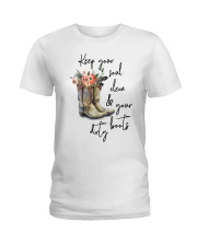 KEEP YOUR SOUL CLEAN Ladies T-Shirt tile