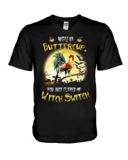 Chicken Buttercup V-Neck T-Shirt tile