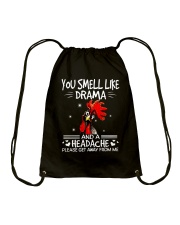 Chicken You Smell Like Drama Drawstring Bag tile