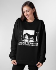 HORSE AND INTO THE BARN I GO Crewneck Sweatshirt apparel-crewneck-sweatshirt-lifestyle-front-13