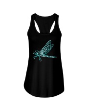 Dragonfly Ruby Ladies Flowy Tank thumbnail