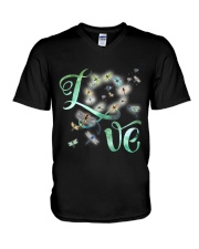 Dragonfly Love V-Neck T-Shirt thumbnail