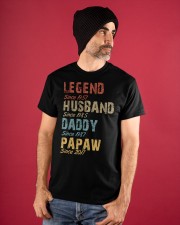 Father Legend Husband Daddy PaPaw Classic T-Shirt apparel-classic-tshirt-lifestyle-front-89
