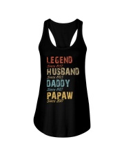 Father Legend Husband Daddy PaPaw Ladies Flowy Tank tile