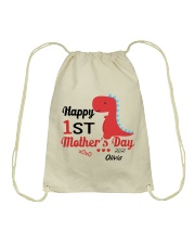 Mother Our First Mother's Day 2021 Dinosaur Drawstring Bag tile