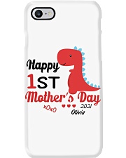 Mother Our First Mother's Day 2021 Dinosaur Phone Case tile