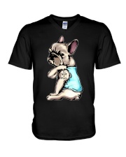French Bulldog- I'm not pug V-Neck T-Shirt thumbnail