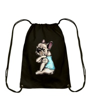 French Bulldog- I'm not pug Drawstring Bag thumbnail