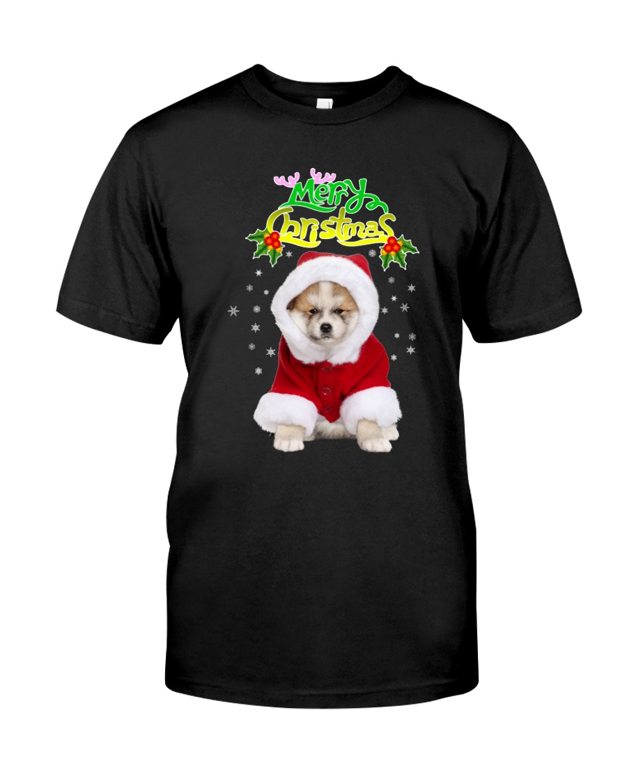 Akita Merry Xmas Classic T-Shirt
