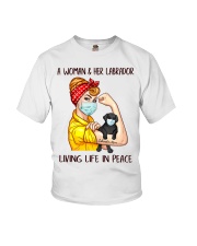 Labrador Balck Living Life In Peace Youth T-Shirt thumbnail