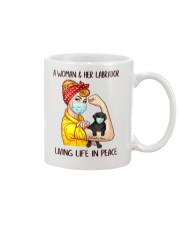 Labrador Balck Living Life In Peace Mug thumbnail