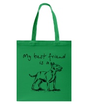 My Best Friend Is A Bull Terrier Tote Bag thumbnail