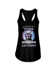 Cat Any Man Can Be A Father Ladies Flowy Tank thumbnail