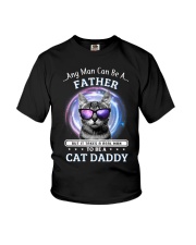 Cat Any Man Can Be A Father Youth T-Shirt thumbnail