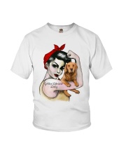 Golden Retriever Lady Youth T-Shirt thumbnail