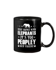 Stay Home With Elephants Mug thumbnail