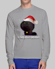 CAT IS THIS JOLLY ENOUGH FLUFFY CAT Long Sleeve Tee lifestyle-unisex-longsleeve-front-1