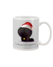 CAT IS THIS JOLLY ENOUGH FLUFFY CAT Mug tile