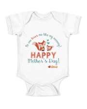 Mother No One Loves Me Like My Mommy Fox 2021 Baby Onesie front