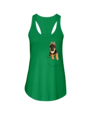 German Shepherd Pocket Ladies Flowy Tank thumbnail