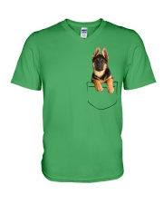 German Shepherd Pocket V-Neck T-Shirt thumbnail