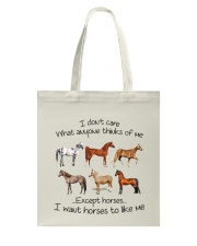 I DONT CARE Tote Bag tile