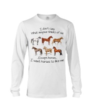 I DONT CARE Long Sleeve Tee tile