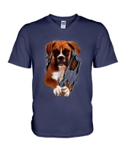 Boxer Beauty V-Neck T-Shirt thumbnail