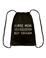 Horse Mom Like A Regular Mom Drawstring Bag thumbnail