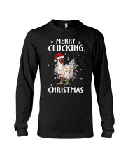 MERRY CLUCKING CHRISTMAS Long Sleeve Tee tile