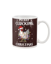 MERRY CLUCKING CHRISTMAS Mug tile
