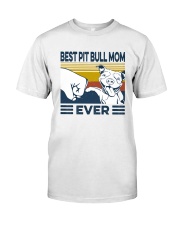 Best Pitbull Mom Classic T-Shirt front
