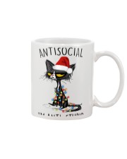 I AM NOT ANTISOCIAL Mug tile