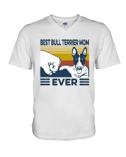 Best Bull Terrier Mom V-Neck T-Shirt tile