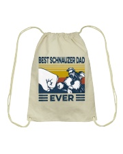 Best Schnauzer Dad Drawstring Bag tile