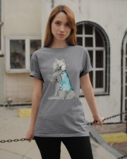 Samoyed I Love Mom Classic T-Shirt apparel-classic-tshirt-lifestyle-19