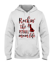 PITBULL ROCKIN MOM LIFE Hooded Sweatshirt front