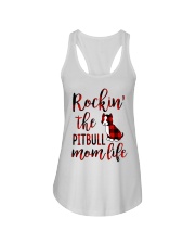 PITBULL ROCKIN MOM LIFE Ladies Flowy Tank tile