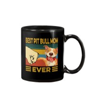 Best Pit Bull Mom Vintage Mug tile