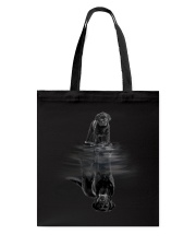 Labrador Black Reflection Tote Bag tile