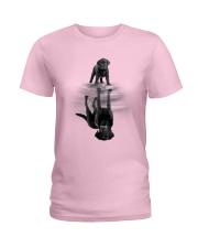 Labrador Black Reflection Ladies T-Shirt tile