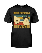 Best Cat Mom Vintage Classic T-Shirt front