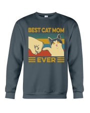 Best Cat Mom Vintage Crewneck Sweatshirt tile